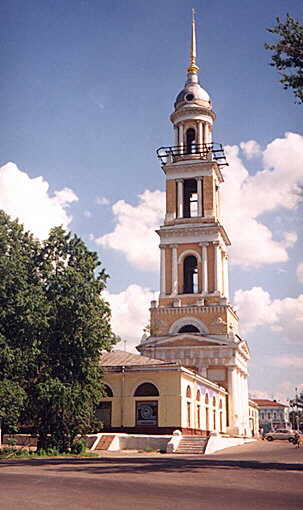 Kolomna district. Kolomna. Belfry of Church of John the Theologian. XIX cent.
