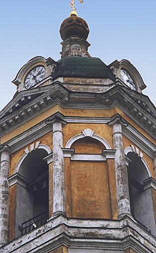 Serpoukhov district. Serpoukhov. Vysotsky Monastery. Bell-Tower. XIX cent.