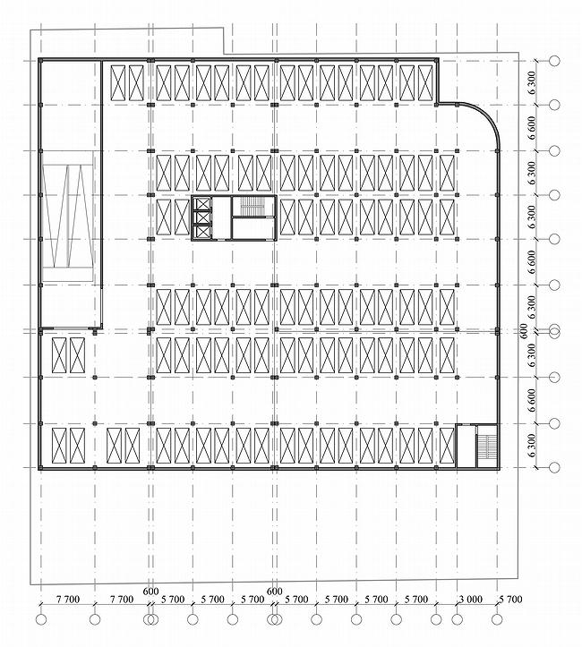 План типовой подземной парковки