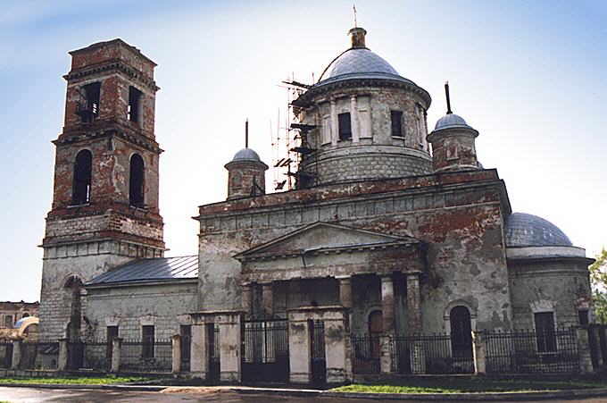 Храм старая кашира. Церковь в старой Кашире. Успенского собора Кашира.