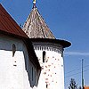 Borovsk district. Borovsk. Pafnouty-Borovsk Monastery. Round Tower. XVI 