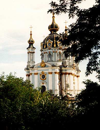 Kiev. Church of Andrew. XVIII cent. Rastrelli V.