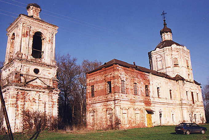 Torzhok district. Mlevichi. Church of the Holy Sign. XVIII cent.