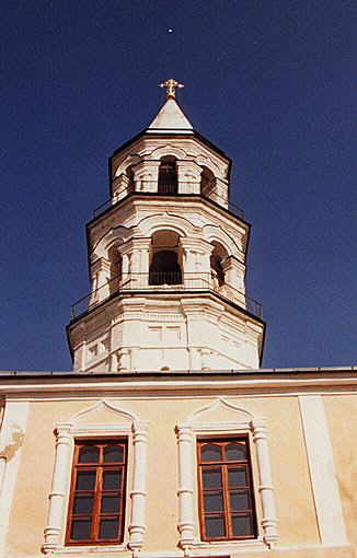 Torzhok district. Torzhok. Monastery of Boris and Gleb. Belfry. Church of Initiation. XVII cent.