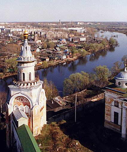 Torzhok district. Torzhok. Monastery of Boris and Gleb. Tower 