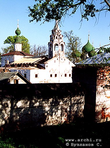 Uglich district. Uleyma. Nikolo-Uleyma Monastery.  XV 