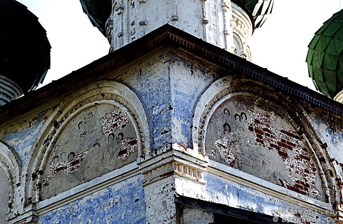Uglich district. Uleyma. Nikolo-Uleyma Monastery. Main Church. Fragment. XVII 