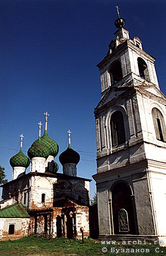 Uglich district. Uleyma. Nikolo-Uleyma Monastery. Main Church. XVII 