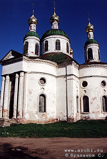 Uglich district. Uglich. Epiphany Monastery. Church of Feodor. XIX 