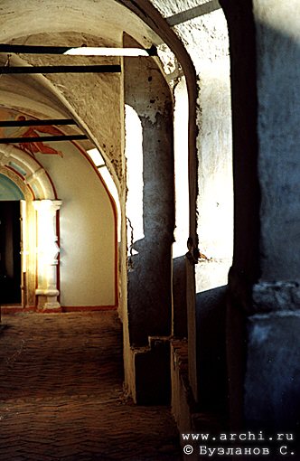 Uglich district. Uglich. Resurrection Monastery. Resurrection Church. Galery. XVII 