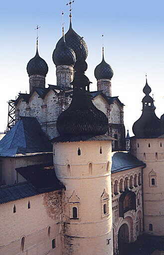 Rostov district. Rostov. Kremlin. Main Entrance and Resurrection Church. XVII cent.