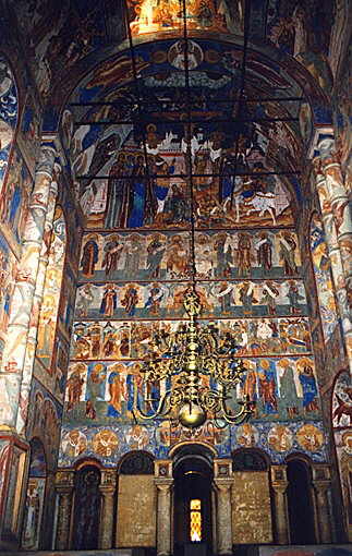 Rostov district. Rostov. Kremlin. Church of John the Theologian. Interior. XVII cent.