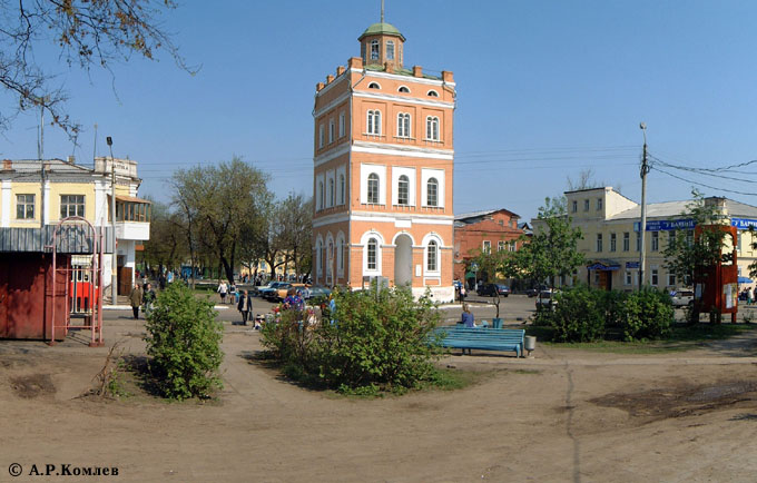 Водонапорная башня Ермакова. 2002, 2 мая.