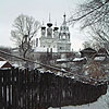Вид на Воскресенский монастырь с северной стороны. 2002, 6 января.