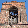 Фрагмент колокольни Успенского храма. 2002, 31 мая.