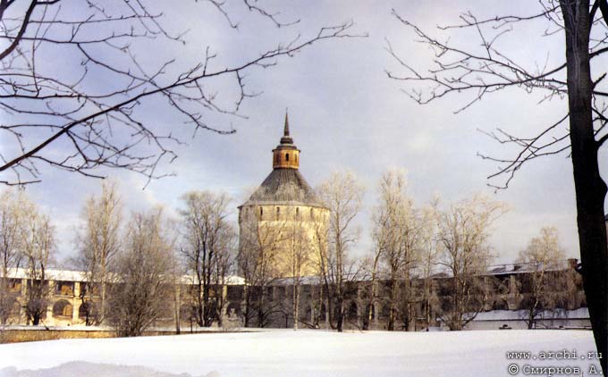 View at the Moscow Tower at the winter.