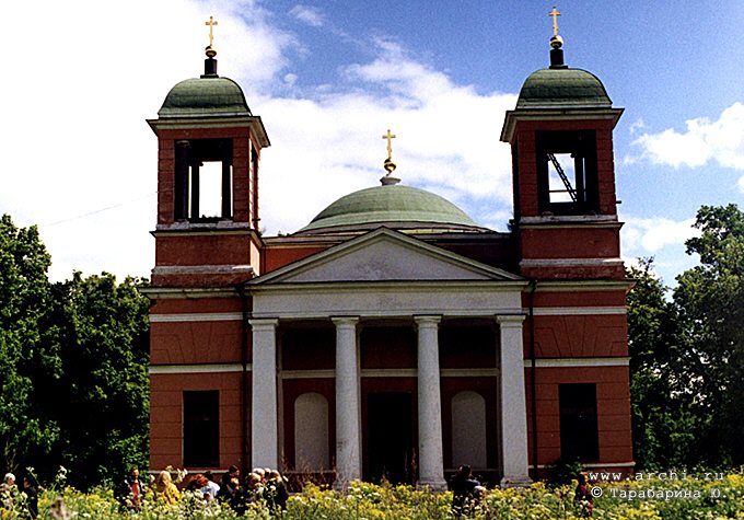 Krasnoye. Church of Kazan Icon of the Virgin. Photo 2001
