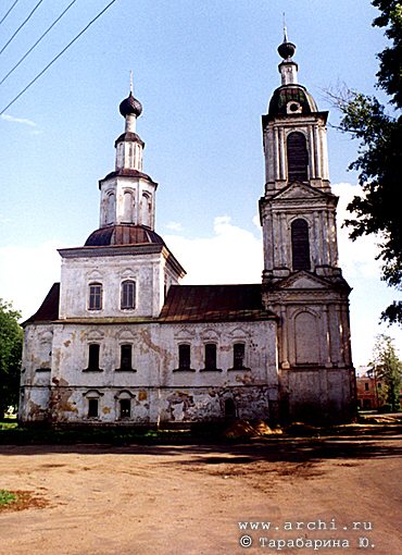 Uglich. Church of Kazan Icon of the Virgin. Photo 2001