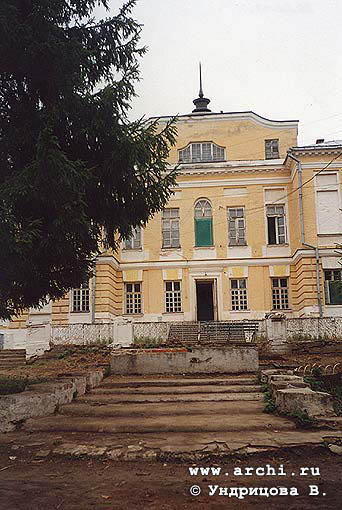 Никольское-Гагарино, усадебный дом, церковь Святого Николая, 1776. Июль 2002